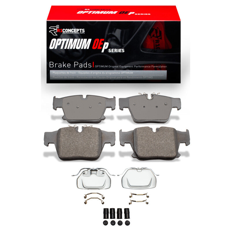 R1 23-25 BMW 740I Rear Optimum OE Pads & Hardware Kit-Brake Pads - OE-Grocery Getter Performance
