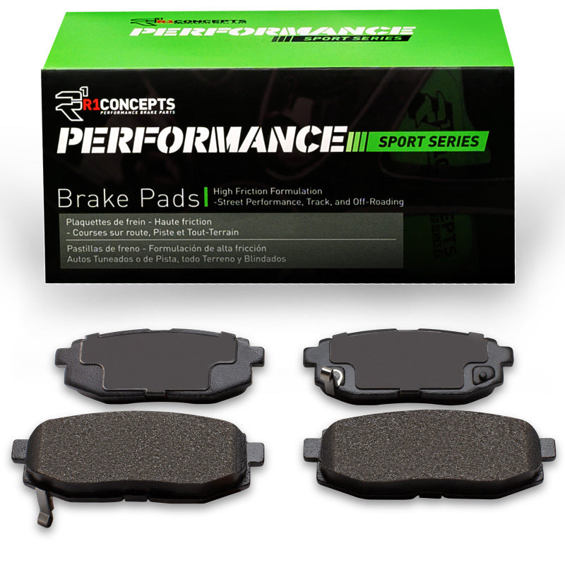 R1 24-25 Toyota GR86 Rear R1 Performance Sport Pads-Brake Pads - Performance-Grocery Getter Performance