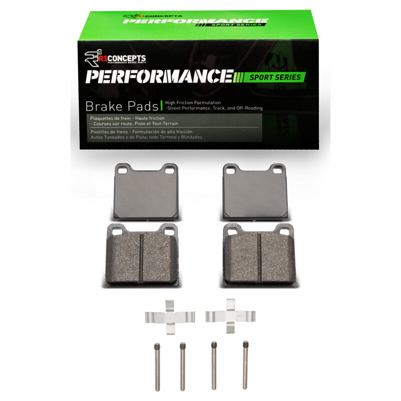 R1 64-74 Alfa Romeo Giulia Front/Rear Performance Sport Pads & Hardware Kit-Brake Pads - Performance-Grocery Getter Performance
