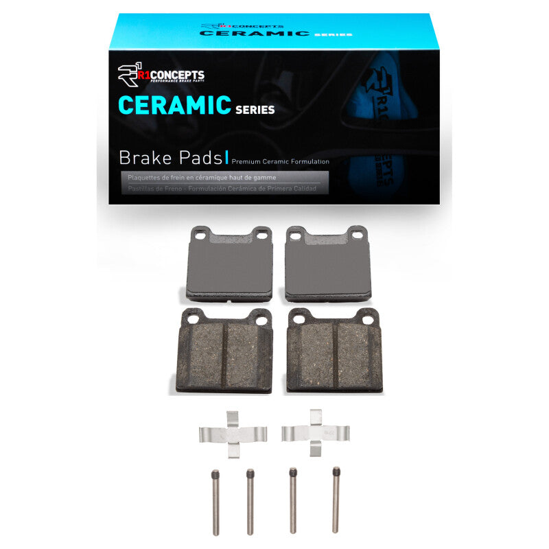 R1 64-74 Alfa Romeo Giulia Sprint Front/Rear Ceramic Pads & Hardware Kit-Brake Pads - OE-Grocery Getter Performance