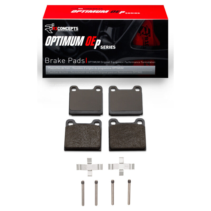 R1 64-74 Alfa Romeo Giulia Sprint Front/Rear Optimum OE Pads & Hardware Kit-Brake Pads - OE-Grocery Getter Performance