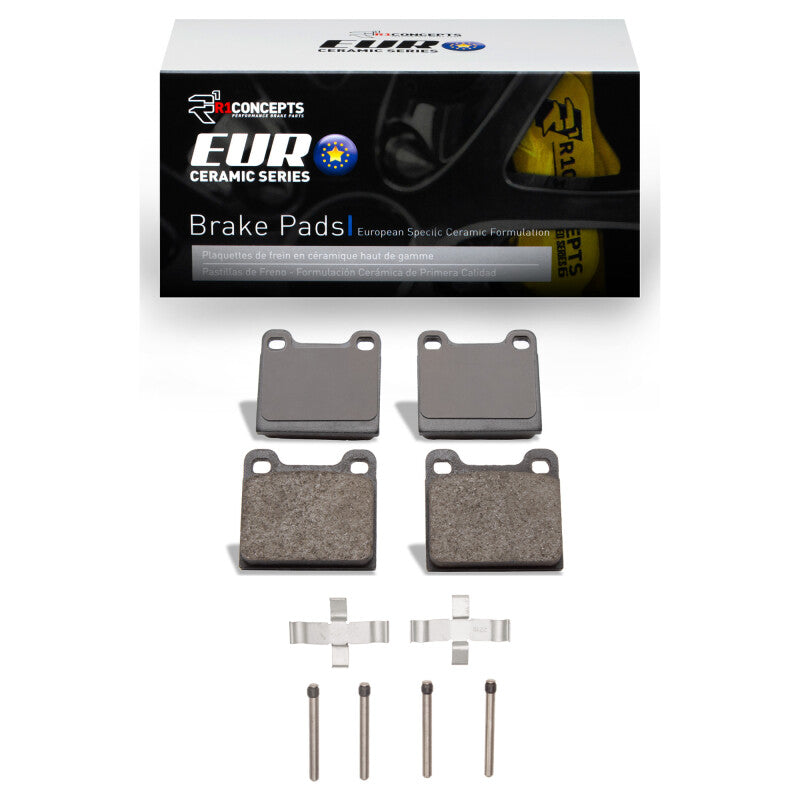 R1 64-74 Alfa Romeo TZ Front/Rear Euro Ceramic Pads & Hardware Kit-Brake Pads - OE-Grocery Getter Performance