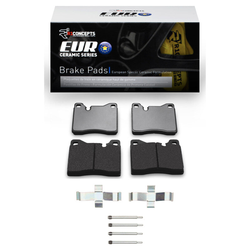 R1 69-76 BMW BAVARIA Front Euro Ceramic Pads & Hardware Kit-Brake Pads - OE-Grocery Getter Performance