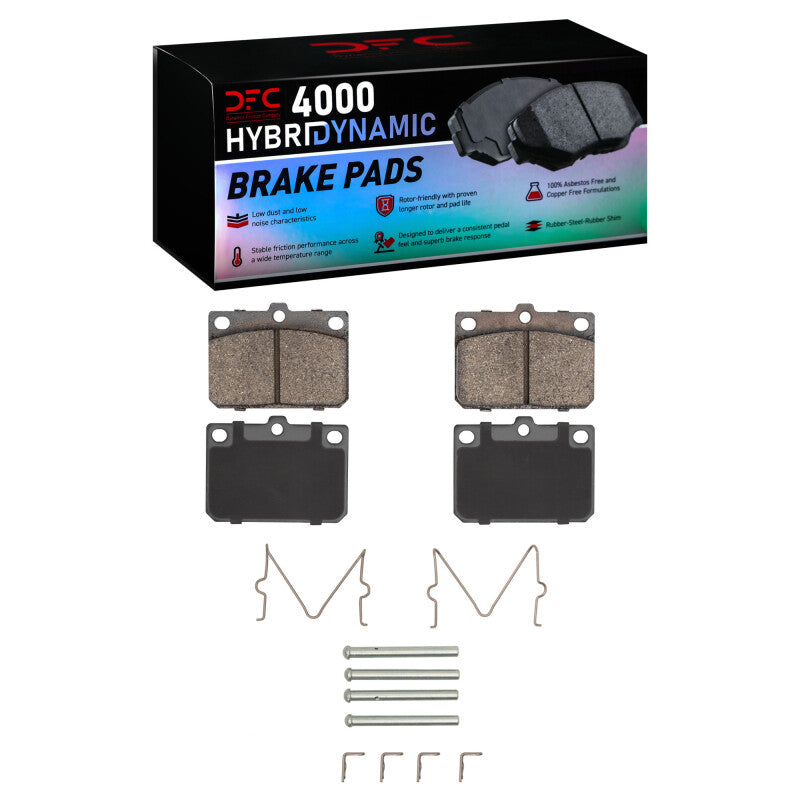 R1 72-78 Mazda 808 Front Semi Met Pads & Hardware Kit-Brake Pads - OE-Grocery Getter Performance