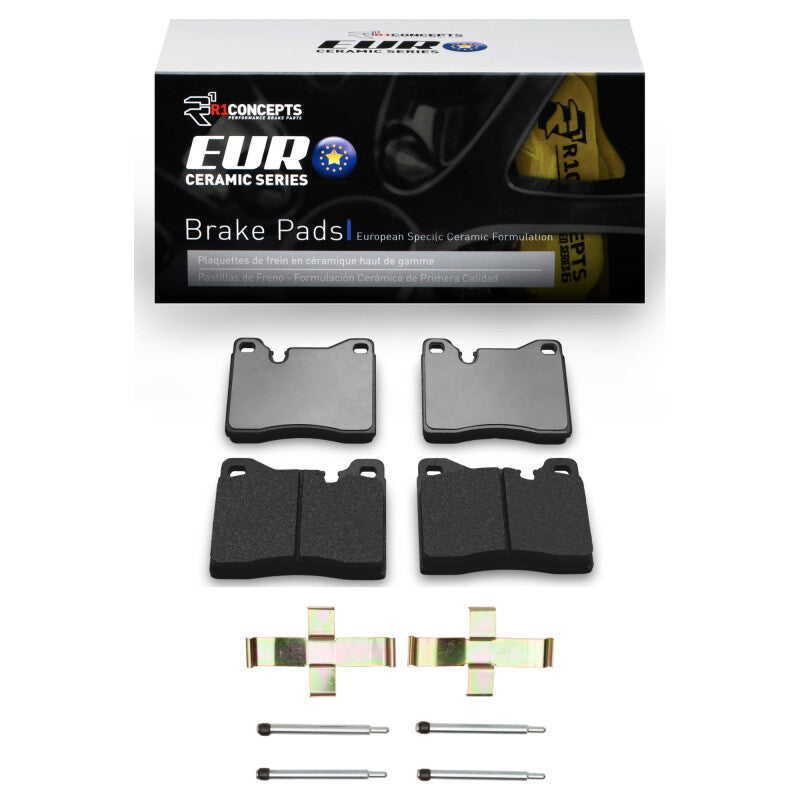 R1 76-76 BMW 530I Front Euro Ceramic Pads & Hardware Kit-Brake Pads - OE-Grocery Getter Performance