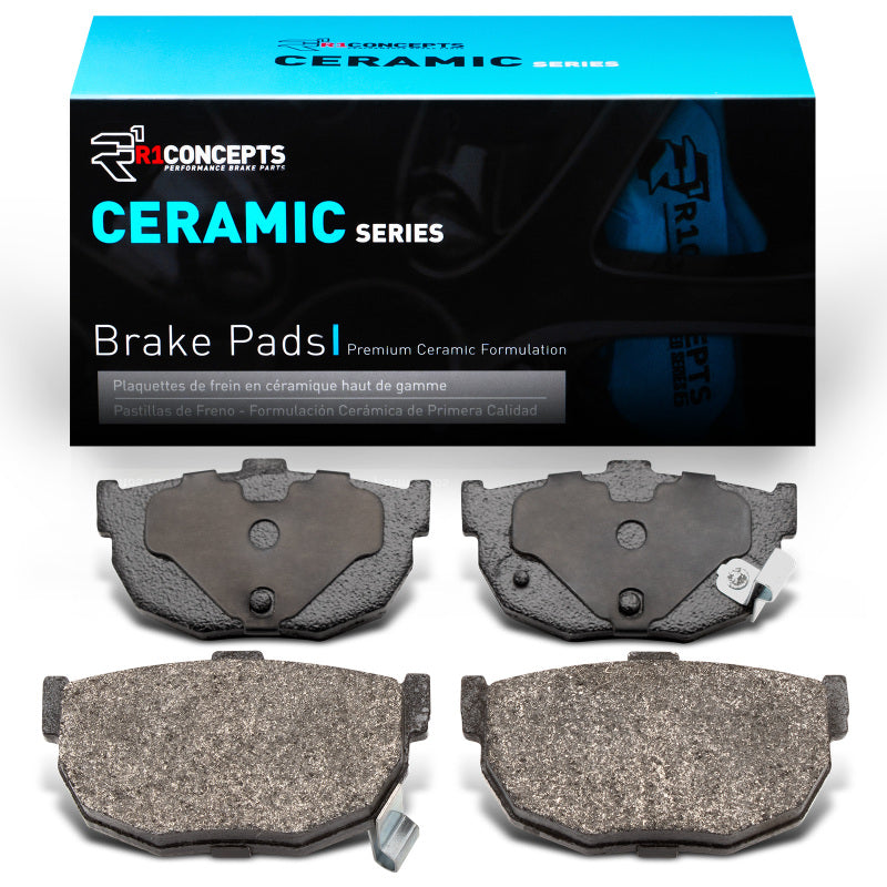 R1 84-10 Hyundai Tiburon Rear R1 Ceramic Brake Pads-Brake Pads - OE-Grocery Getter Performance