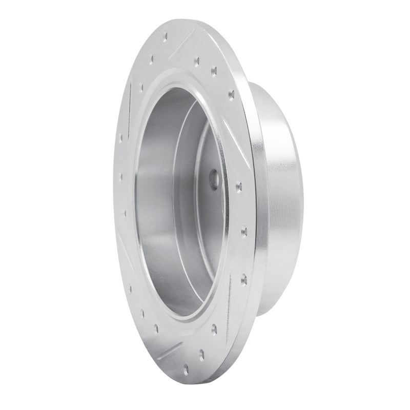R1 84-91 BMW 325 Rear Right Drilled & Slotted Silver Brake Rotor-Brake Rotors - Slot & Drilled-Grocery Getter Performance