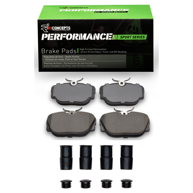 R1 84-91 BMW 325I (USA/Canada) Front Performance Sport Pads & Hardware Kit-Brake Pads - Performance-Grocery Getter Performance