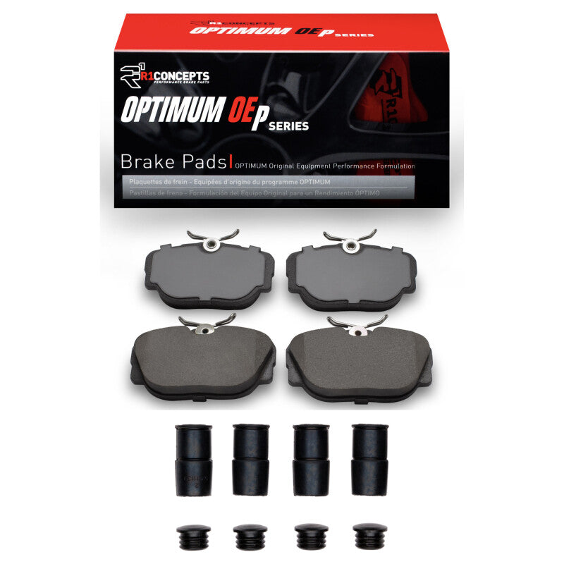 R1 84-91 BMW 325IX Front Optimum OE Pads & Hardware Kit-Brake Pads - OE-Grocery Getter Performance
