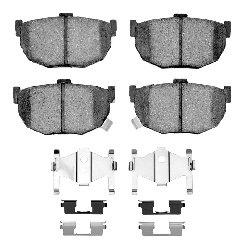R1 85-09 Hyundai Tiburon Rear Optimum OE Brake Pads & Hardware Kit-Brake Pads - OE-Grocery Getter Performance