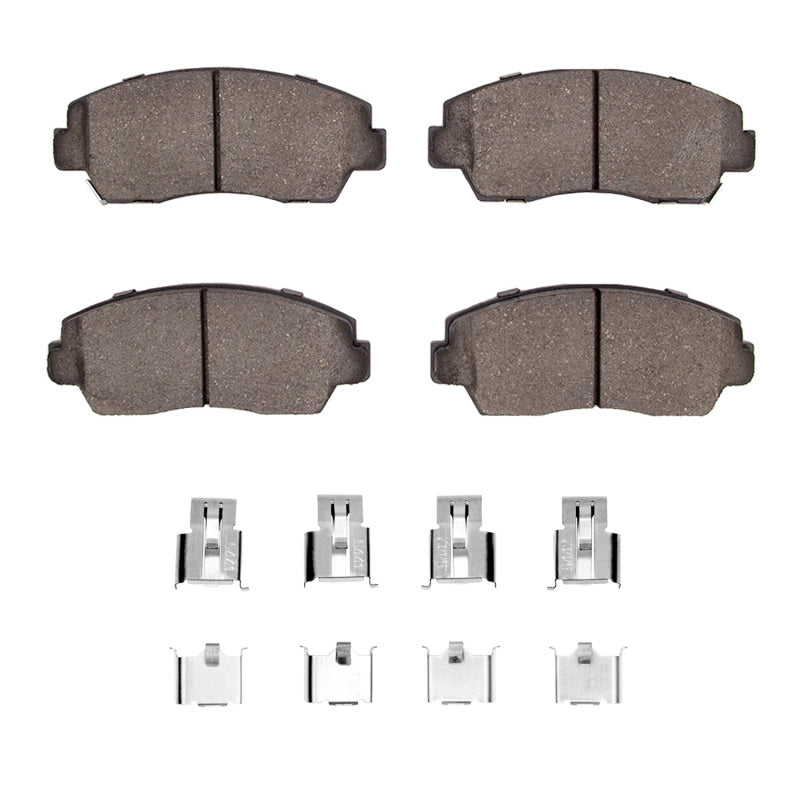 R1 86-93 Mazda B2200 Front Optimum OE Brake Pads & Hardware Kit-Brake Pads - OE-Grocery Getter Performance