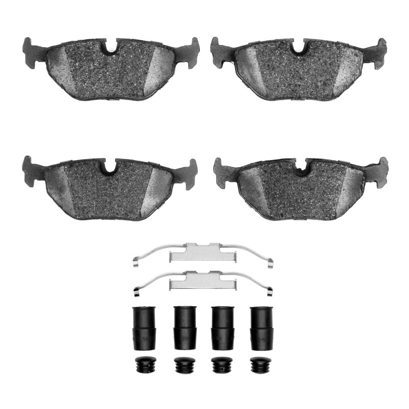 R1 87-02 BMW 525I (USA/Canada) Rear Semi Met Pads & Hardware Kit-Brake Pads - OE-Grocery Getter Performance