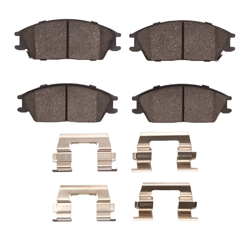 R1 87-06 Dodge Verna (Mexico) Front Ceramic Brake Pads & Hardware Kit-Brake Pads - OE-Grocery Getter Performance