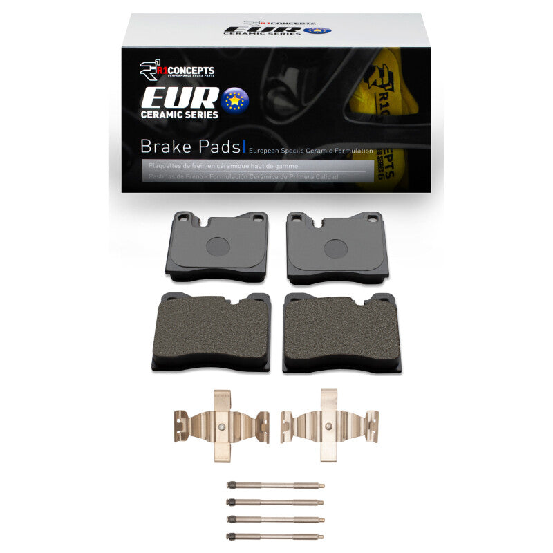 R1 87-88 BMW M6 Front Euro Ceramic Pads & Hardware Kit-Brake Pads - OE-Grocery Getter Performance