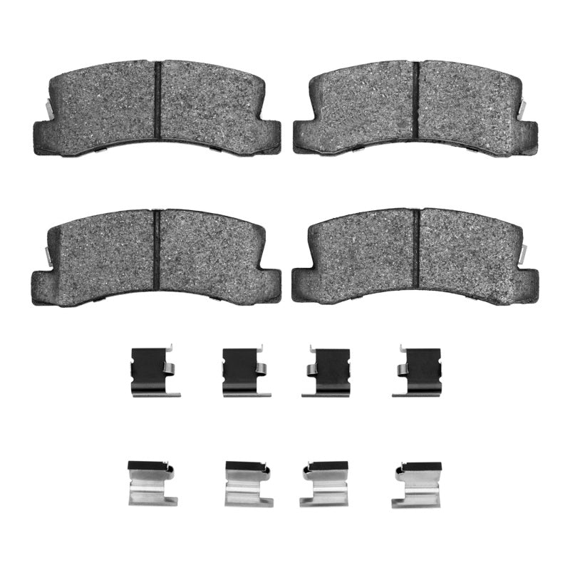 R1 87-92 Chevrolet Nova Rear Ceramic Pads & Hardware Kit-Brake Pads - OE-Grocery Getter Performance