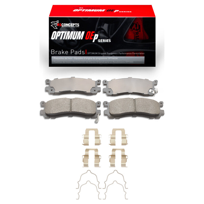 R1 88-91 Mazda 929 Rear Optimum OE Pads & Hardware Kit-Brake Pads - OE-Grocery Getter Performance