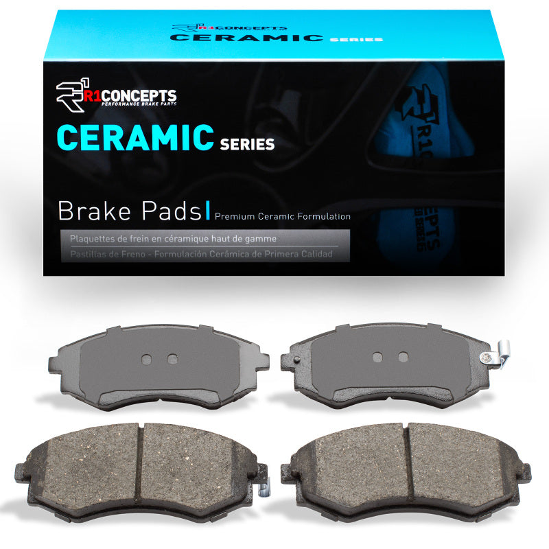 R1 89-06 Hyundai Tiburon Front R1 Ceramic Brake Pads-Brake Pads - OE-Grocery Getter Performance