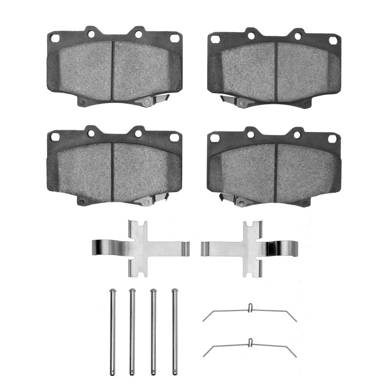 R1 90-92 Toyota Land Cruiser Front Semi Met Pads & Hardware Kit-Brake Pads - OE-Grocery Getter Performance
