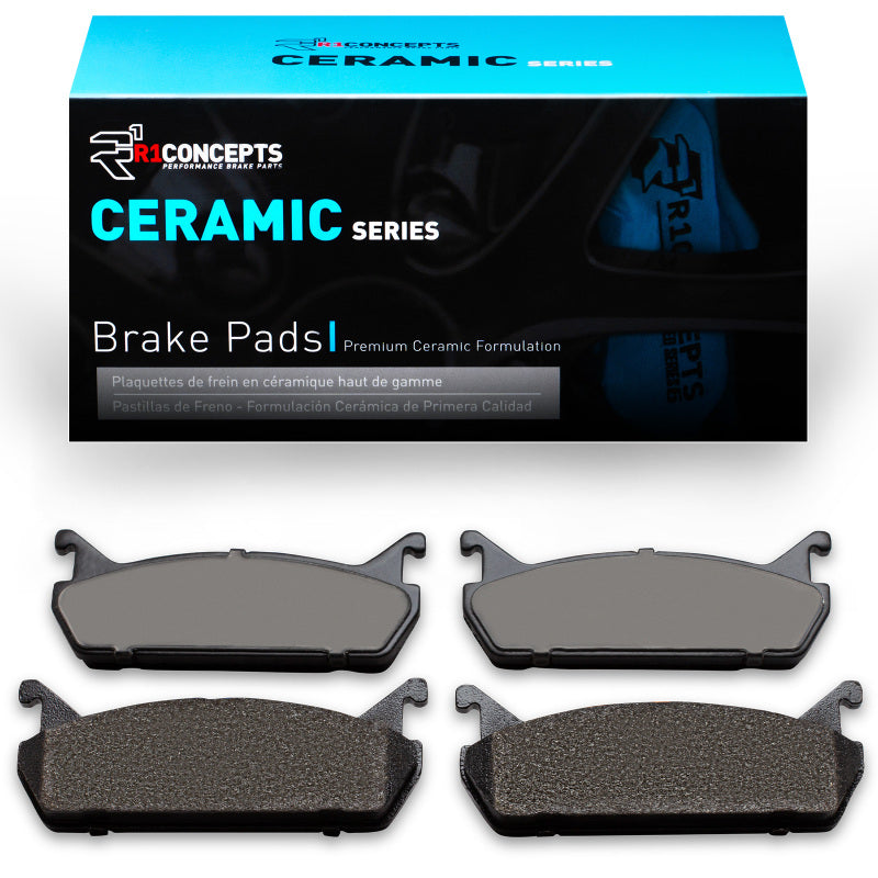 R1 90-96 Ford Escort Rear R1 Ceramic Brake Pads-Brake Pads - OE-Grocery Getter Performance