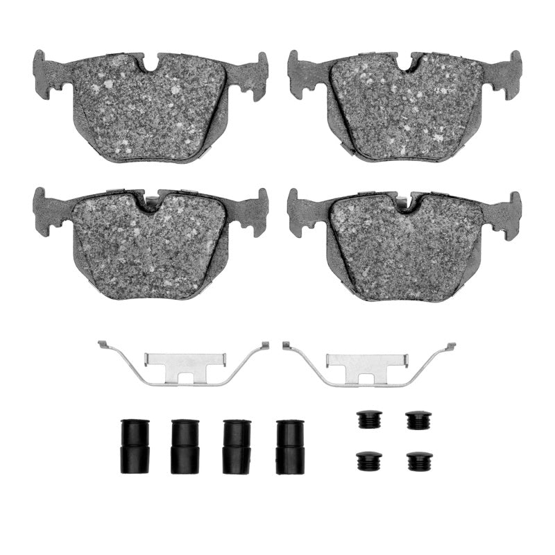 R1 91-10 BMW 330XI Rear Semi Met Pads & Hardware Kit-Brake Pads - OE-Grocery Getter Performance