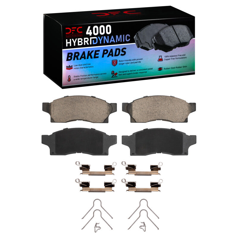 R1 91-91 Toyota MR2 Front Semi Met Pads & Hardware Kit-Brake Pads - OE-Grocery Getter Performance