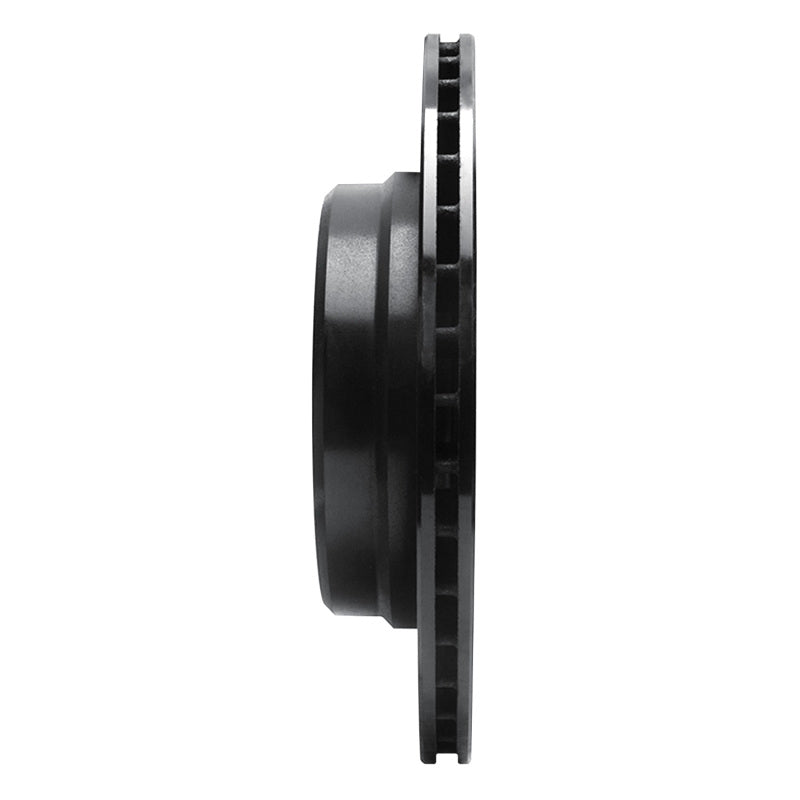 R1 91-95 BMW M5 Rear Right Drilled & Slotted Black Brake Rotor-Brake Rotors - Slot & Drilled-Grocery Getter Performance