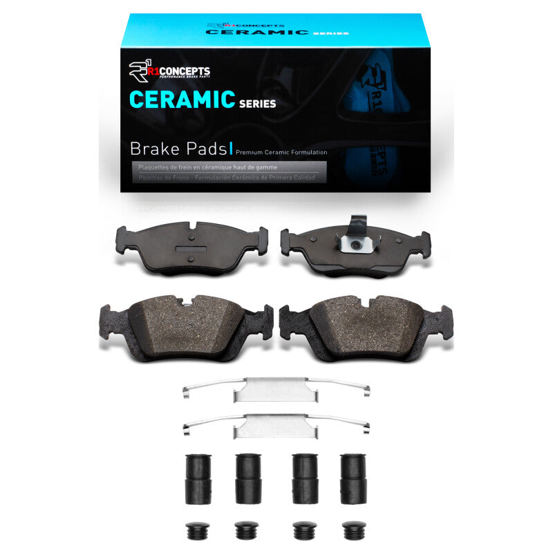 R1 91-98 BMW 318I Front Ceramic Pads & Hardware Kit-Brake Pads - OE-Grocery Getter Performance