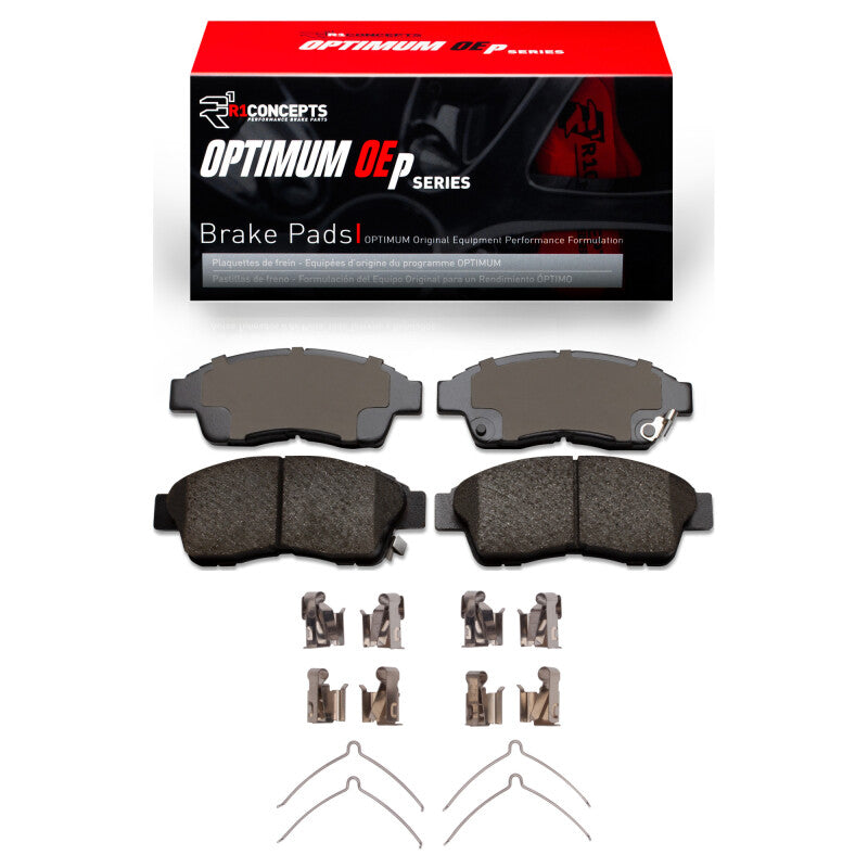 R1 92-03 Geo Prizm Front Optimum OE Pads & Hardware Kit-Brake Pads - OE-Grocery Getter Performance