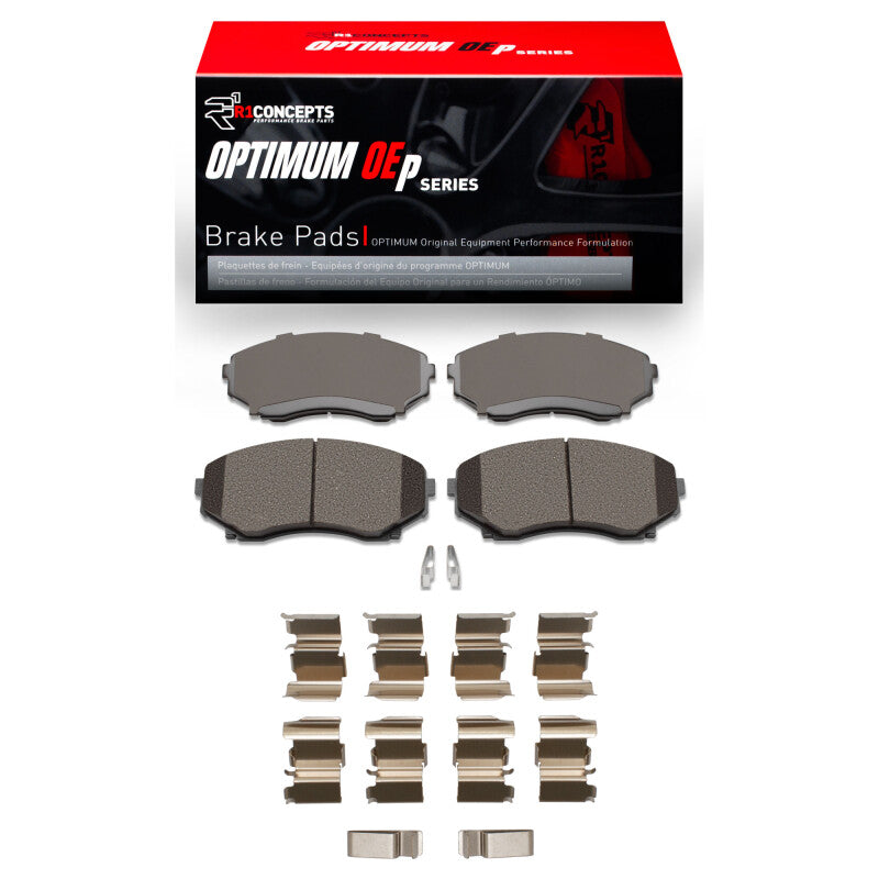 R1 92-06 Mazda MPV Front Optimum OE Pads & Hardware Kit-Brake Pads - OE-Grocery Getter Performance