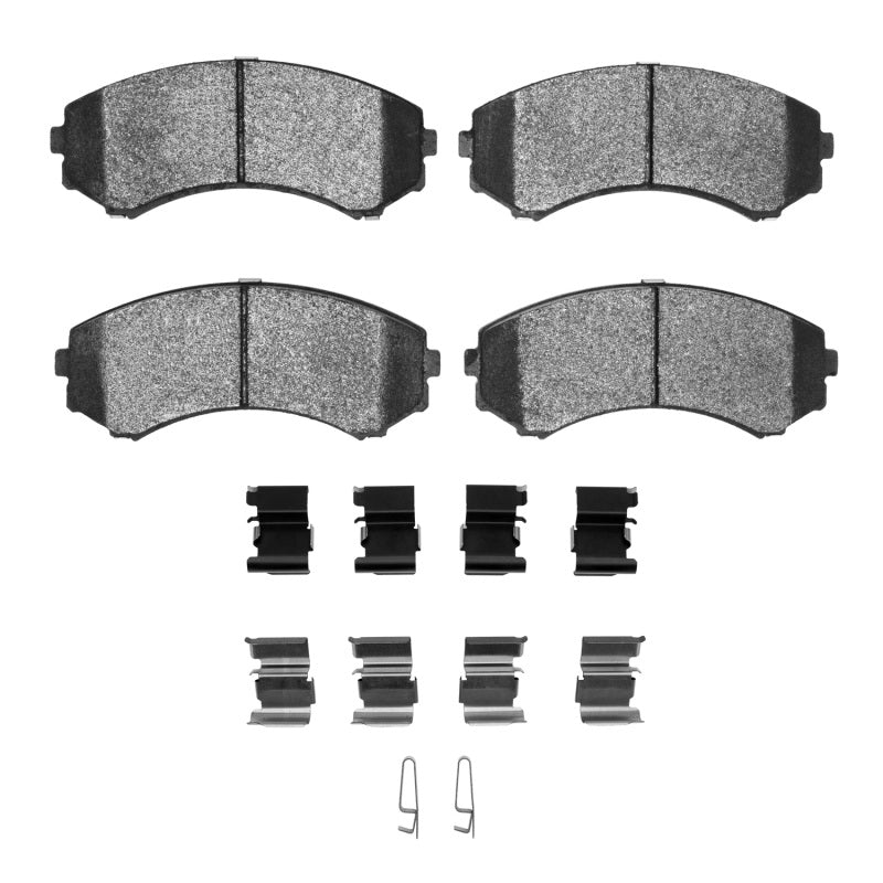 R1 92-93 Mazda MPV Front Semi Met Pads & Hardware Kit-Brake Pads - OE-Grocery Getter Performance