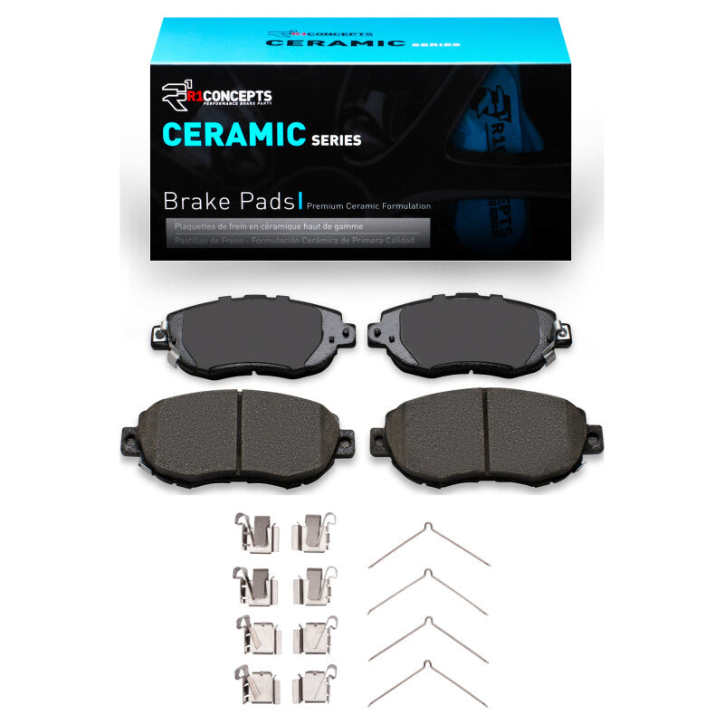 R1 93-10 Lexus GS400 Front Ceramic Brake Pads & Hardware Kit-Brake Pads - OE-Grocery Getter Performance