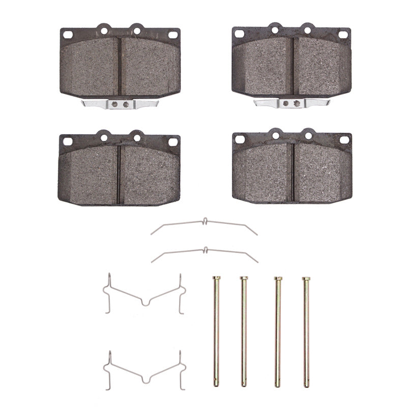 R1 93-95 Mazda RX-7 Front Semi Met Pads & Hardware Kit-Brake Pads - OE-Grocery Getter Performance