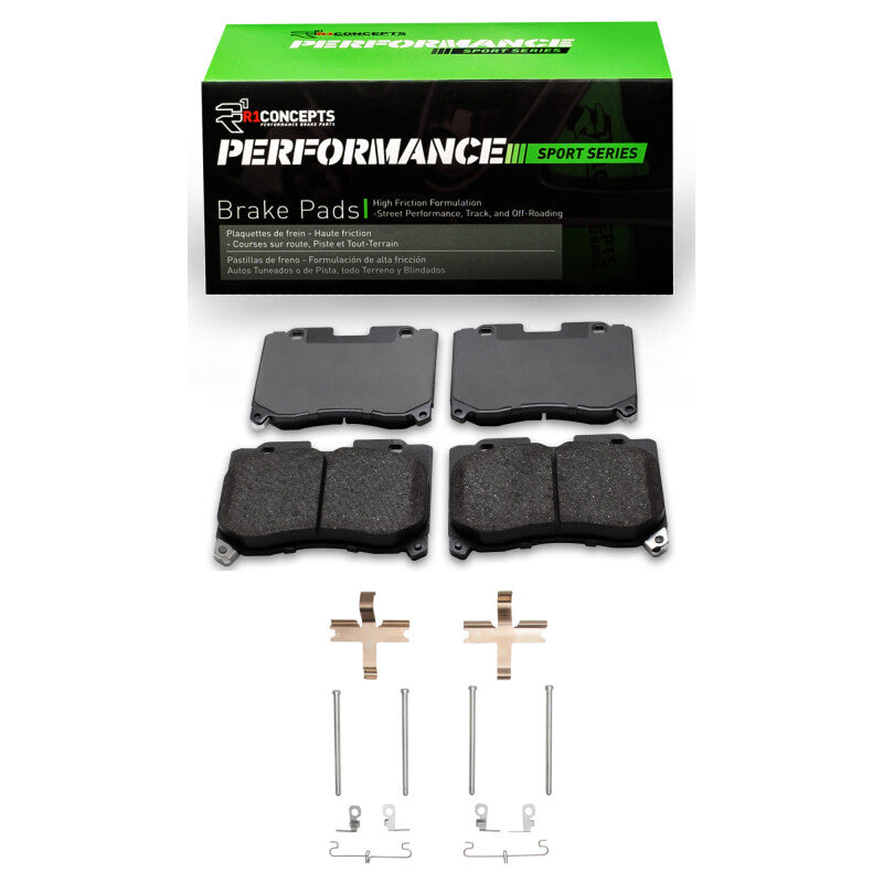 R1 93-98 Toyota Supra Front Performance Sport Pads & Hardware Kit-Brake Pads - Performance-Grocery Getter Performance