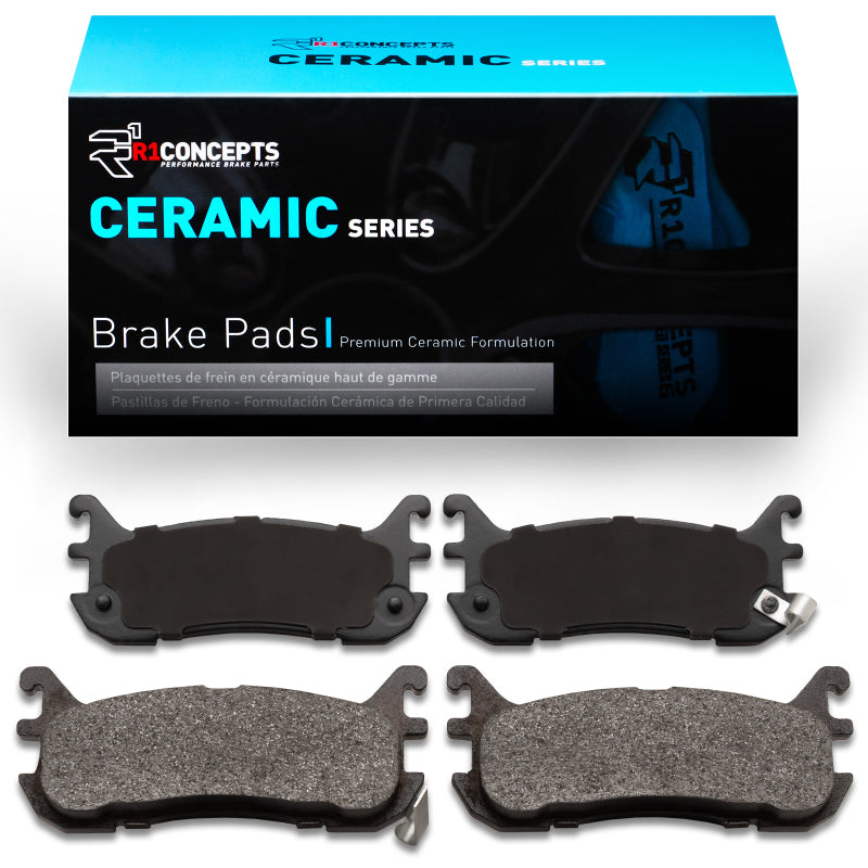 R1 94-03 Ford Escort Rear R1 Ceramic Brake Pads-Brake Pads - OE-Grocery Getter Performance