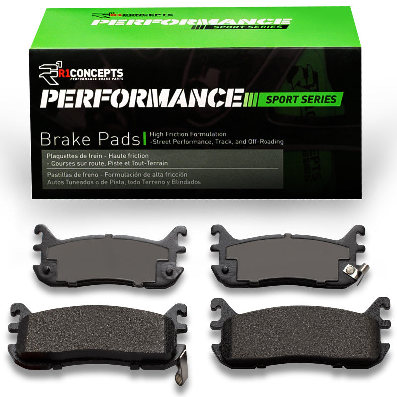 R1 94-03 Mercury Tracer Rear Performance Sport Brake Pads-Brake Pads - Performance-Grocery Getter Performance
