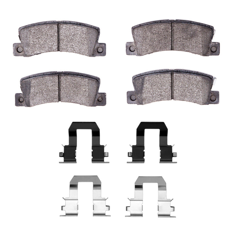 R1 94-97 Toyota Celica Rear Semi Met Pads & Hardware Kit-Brake Pads - OE-Grocery Getter Performance