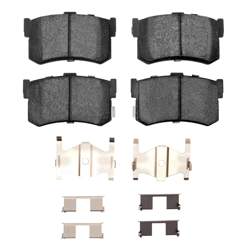 R1 94-98 Hyundai Sonata Rear Ceramic Pads & Hardware Kit-Brake Pads - OE-Grocery Getter Performance