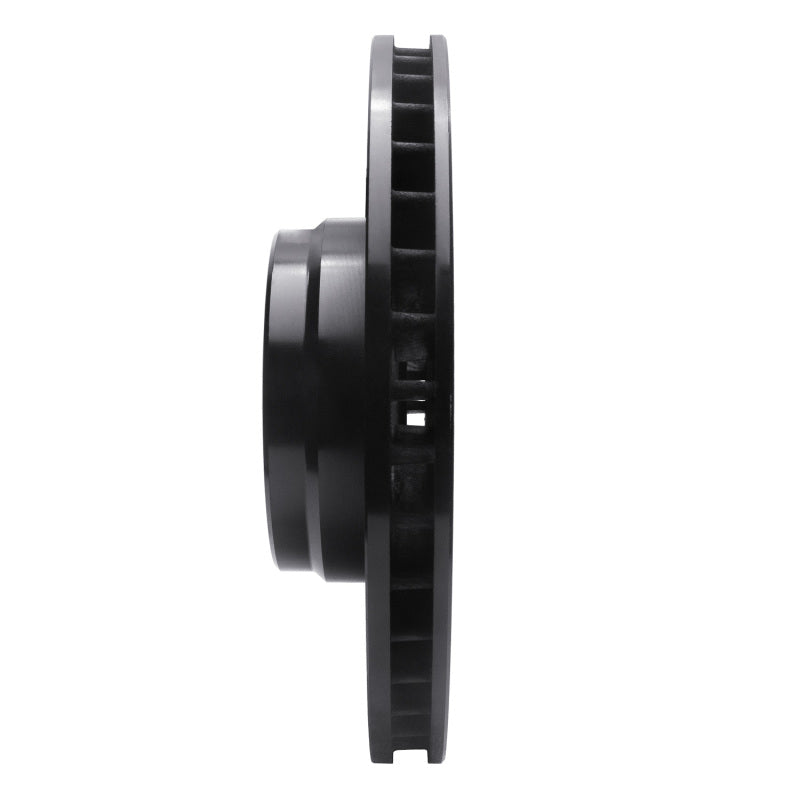 R1 95-01 BMW 750IL Front Right Drilled & Slotted Black Brake Rotor-Brake Rotors - Slot & Drilled-Grocery Getter Performance