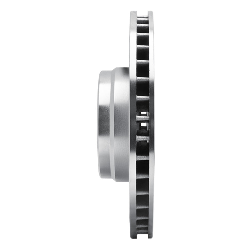 R1 95-01 BMW 750IL Front Right Drilled & Slotted Silver Brake Rotor-Brake Rotors - Slot & Drilled-Grocery Getter Performance