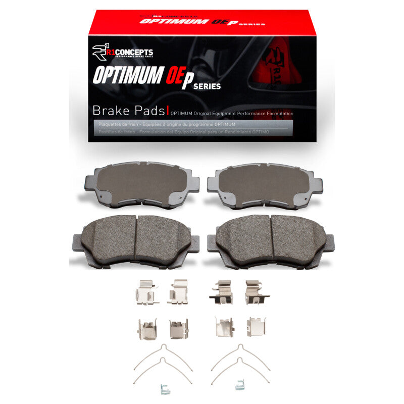 R1 95-03 Toyota Celica Front Optimum OE Brake Pads & Hardware Kit-Brake Pads - OE-Grocery Getter Performance