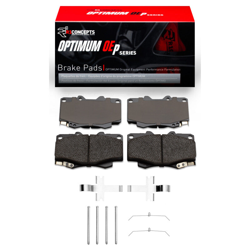 R1 95-04 Toyota 4Runner Front Optimum OE Brake Pads & Hardware Kit-Brake Pads - OE-Grocery Getter Performance