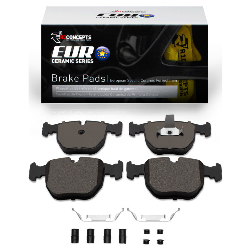 R1 95-06 BMW 740I Front Euro Ceramic Pads & Hardware Kit-Brake Pads - OE-Grocery Getter Performance