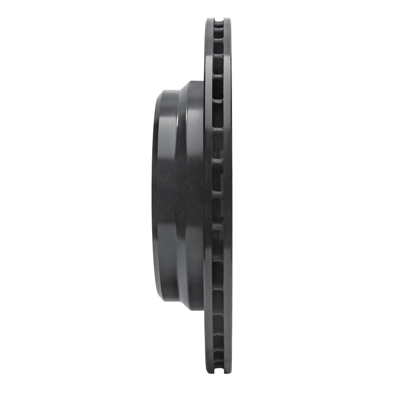 R1 96-03 BMW 540I Rear Right Drilled & Slotted Black Brake Rotor-Brake Rotors - Slot & Drilled-Grocery Getter Performance