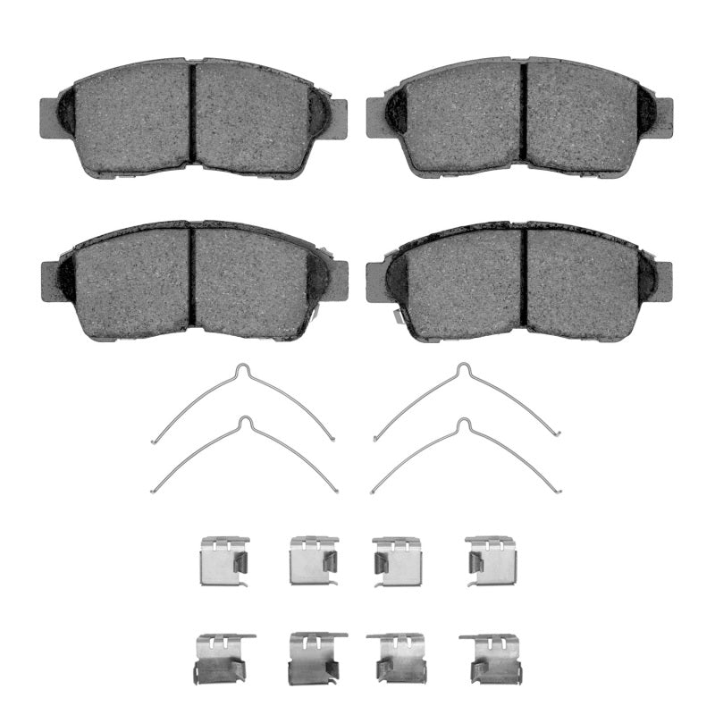 R1 97-01 Toyota Camry Front Semi Met Pads & Hardware Kit-Brake Pads - OE-Grocery Getter Performance