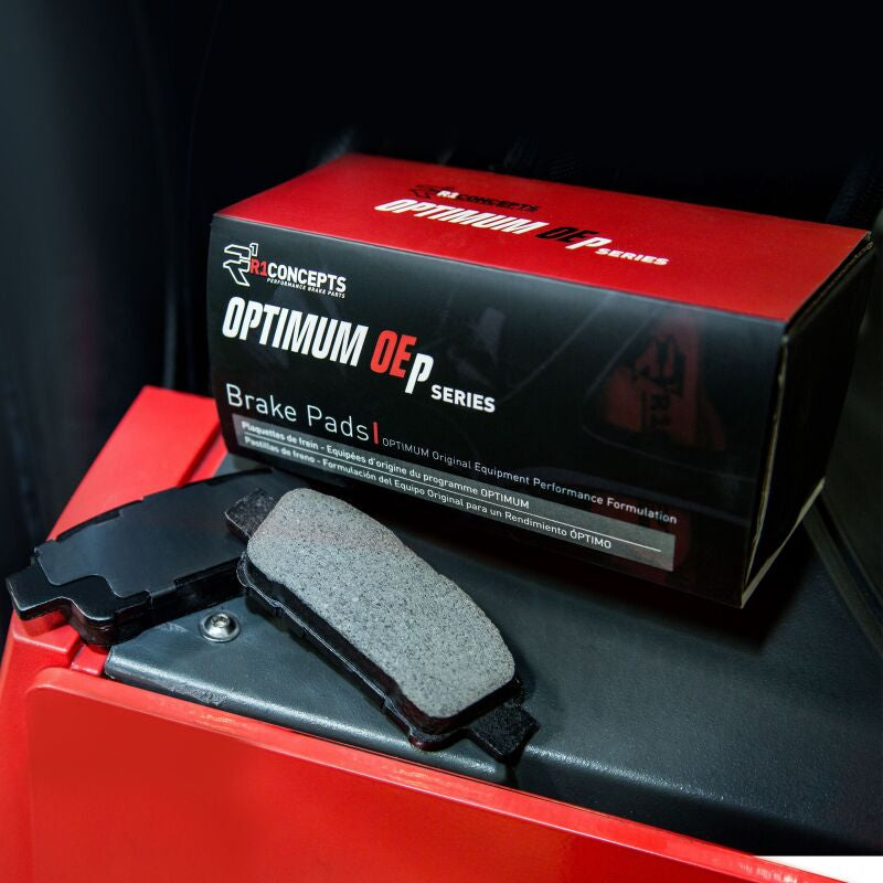R1 99-10 Hyundai Tucson Rear Optimum OE Pads & Hardware Kit-Brake Pads - OE-Grocery Getter Performance