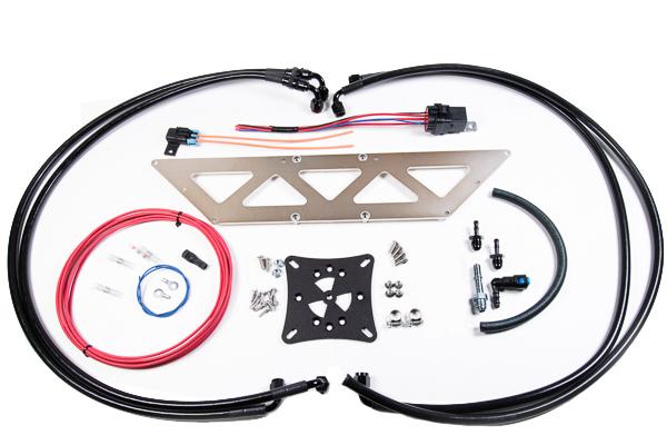 Radium Engineering 08+ Mitsubishi Evo X Fuel Surge Tank Kit (FST Not Incl)-Surge Tanks-Grocery Getter Performance