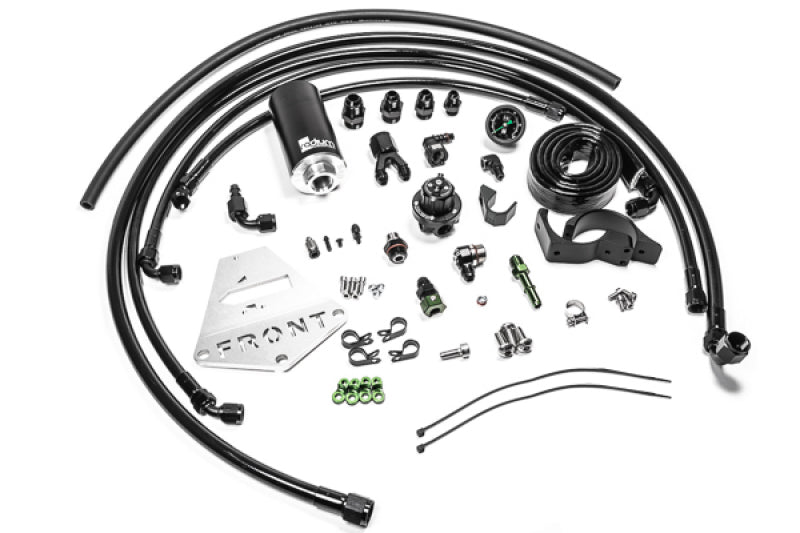 Radium Engineering 10-15 Chevy Camaro LS3/LS7/L99 Fuel Hanger Plumbing Kit - Microglass Filter-Fuel Pump Hangers-Grocery Getter Performance