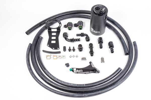 Radium Engineering 2015+ Subaru WRX Air Oil Separator Kit (INCLUDES 20-0255)-Oil Separators-Grocery Getter Performance