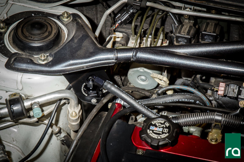 Radium Engineering Catch Can Kit PCV RH EVO 8-9 Fluid Lock-Oil Catch Cans-Grocery Getter Performance
