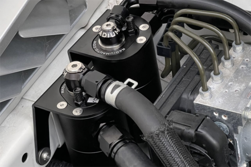 Radium Engineering Dual Catch Can Kit 2015+ Subaru WRX Fluid Lock-Oil Catch Cans-Grocery Getter Performance